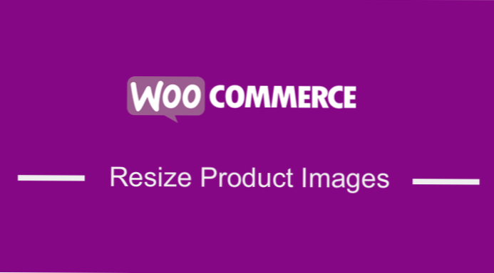 Ændring af størrelse på billeder kun til WooCommerce-kategorier