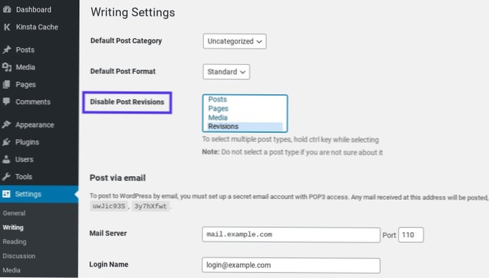 Revisions function ¿disabled?