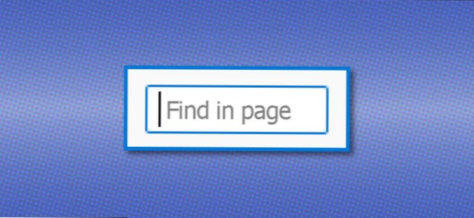 Search within the current page