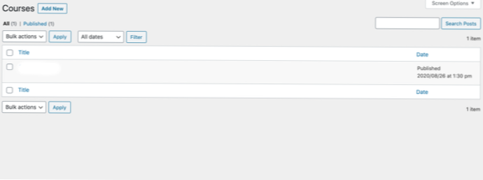 Show Taxonomies with admin area for custom post type?