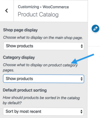 afficher la vignette pour la sous-catégorie wordpress