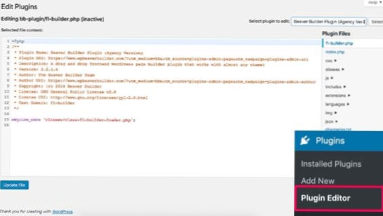 Problème avec les styles de plugin dans la zone d'administration de Wordpress