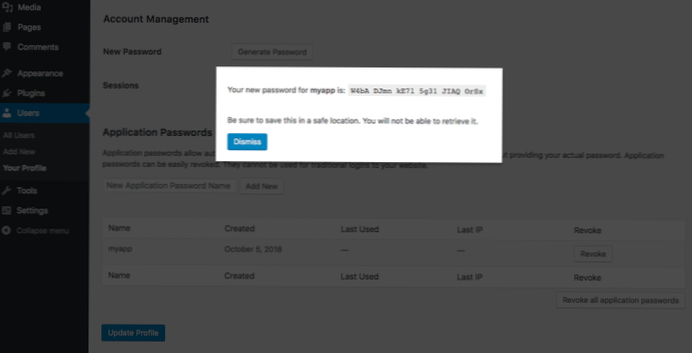 Updating post status via rest api