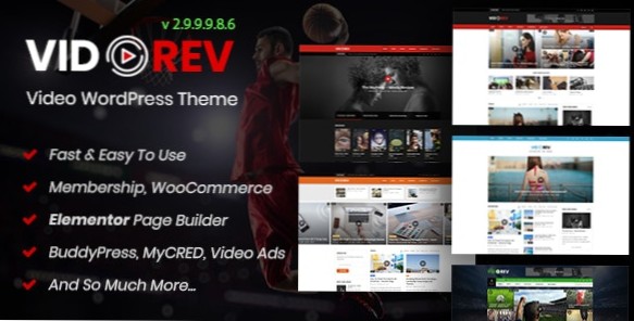 Qual tema de hospedagem / compartilhamento de vídeo é melhor para o site de instrução de vídeo de esportes