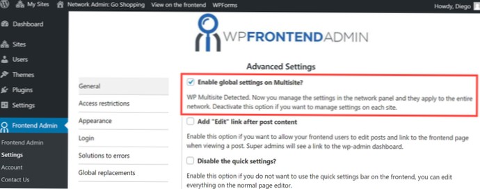 Hvor gemmer WordPress plugin (aktiveret / deaktiveret) status for multisite?