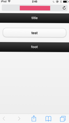 warum jquery auf dem Handy nicht funktioniert?