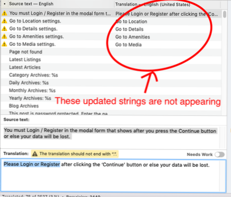Pourquoi .mois .les fichiers po ne fonctionnent pas avec mon site?