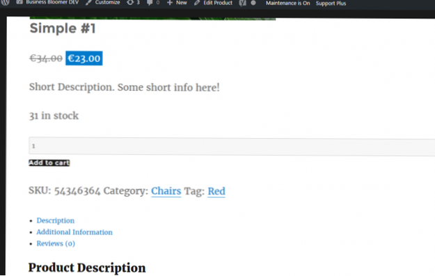 Woocommerce výchozí css
