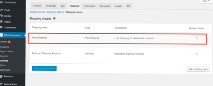 Woocommerce hur man bara kan leverera vissa produkter?