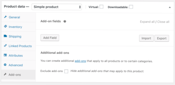 Pagina produsului Woocommerce adaugă pe casetă și preț