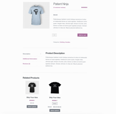 WooCommerce return related products
