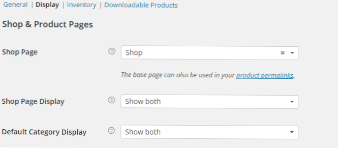 Stránka obchodu Woocommerce nezobrazuje všechny produkty