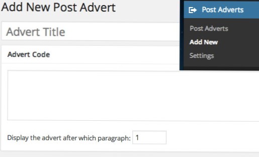 Wordpress Insert ads after every 5th post