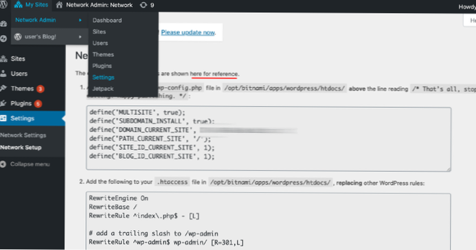 Wordpress Multisite determina el dominio correcto que se configurará como dominio actual / predeterminado al configurar multisitio en la instalación local nueva