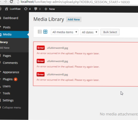 Wordpress non scrive errore.log