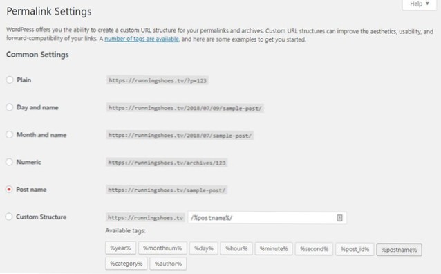 WordPress Permalinks werken nog steeds niet ondanks alle noodzakelijke instellingen
