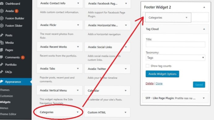 Adicionar taxonomia personalizada à taxonomia de categoria padrão?