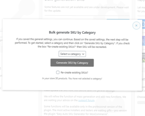 Imposta automaticamente l'ID prodotto Woocommerce come SKU al salvataggio