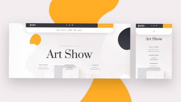 Blog template with different header to rest of site