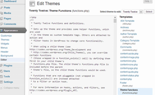 Puoi modificare un tema in un editor di testo??