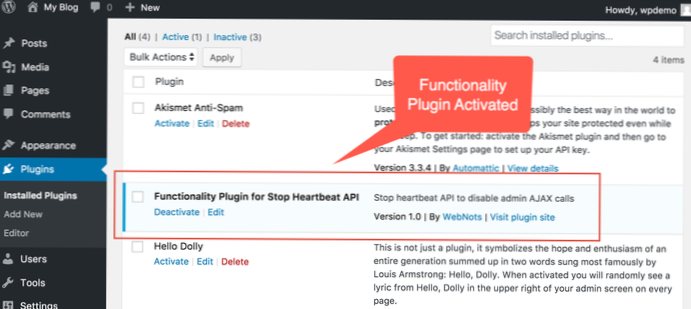 Can't modify plugin function