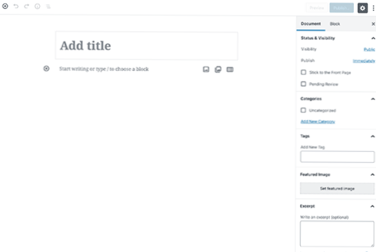Modifier le modèle par défaut dans l'éditeur de blocs (Gutenberg)