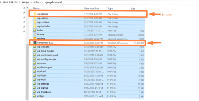 Se connecter à la base de données dans l'en-tête de mon site WordPress