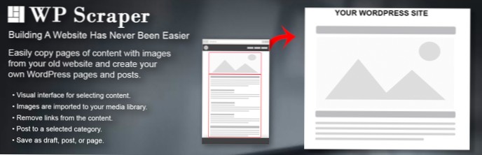 Copy wordpress website pages and content