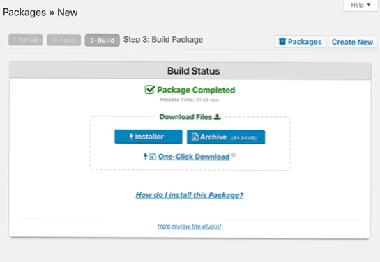 Creating duplicate Wordpress site for development reasons