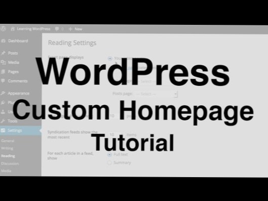 CSS personnalisé fonctionnant sur la page d'accueil mais pas sur la NOUVELLE PAGE créée