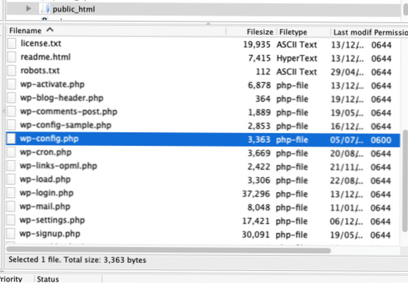 eseguire il debug.il registro non è stato creato