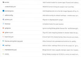 Afișați depozitele GitLab ale utilizatorului conectat pe o pagină