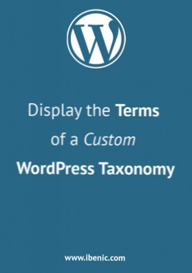 Display the description of taxonomy terms