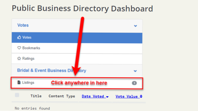 Úpravy zápisů v obchodním adresáři