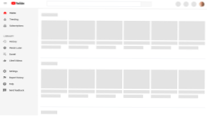 Embed youtube list with sidemenu opened