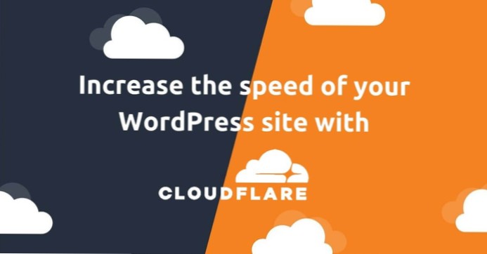 Plně do mezipaměti web Wordpress od CDN (např. Cloudflare)