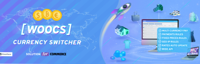 Få produktpris i en anden valuta ved hjælp af WooCommerce Currency Switcher