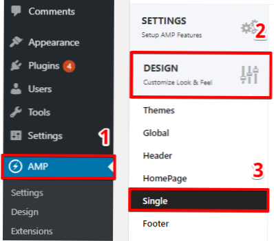 Masquer l'image en vedette dans AMP