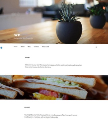 Hjemmesiden er ikke tilgængelig efter at have klikket på Blog-siden [tema-syttenogtyve]