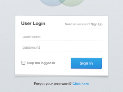 Hvordan kan jeg huske en handling udført af en logget bruger?