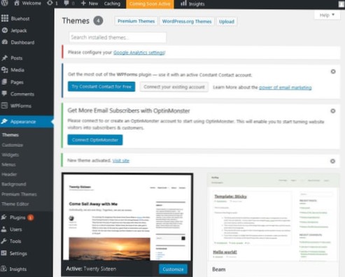 Hoe maak ik de startpagina als de blogpagina??
