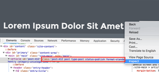 Jak mohu stylizovat stránky Wordpress odlišně na základě použité značky?