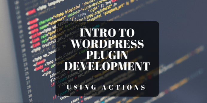 In che modo add_action è incluso nello sviluppo del plugin