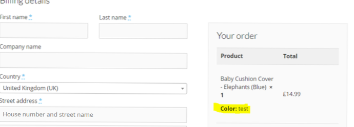 Jak přistupovat k meta datům vlastní položky objednávky z meta klíče ve WooCommerce?