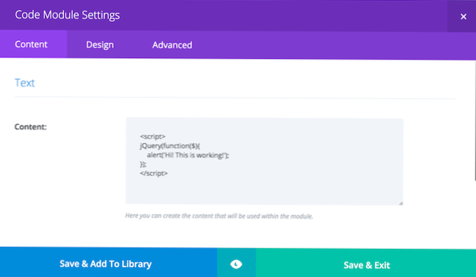 How to add javascript code into Divi child theme?