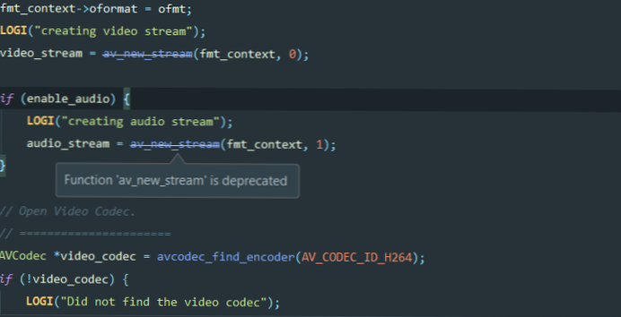 How to check whether functions is deprecated or not?