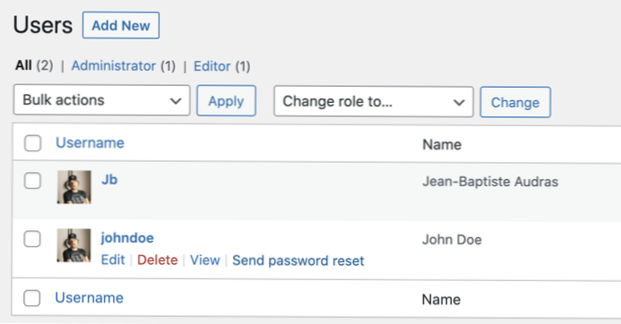 Come fare in modo che WordPress invii un'e-mail di collegamento per la reimpostazione della password invece di una nuova password?