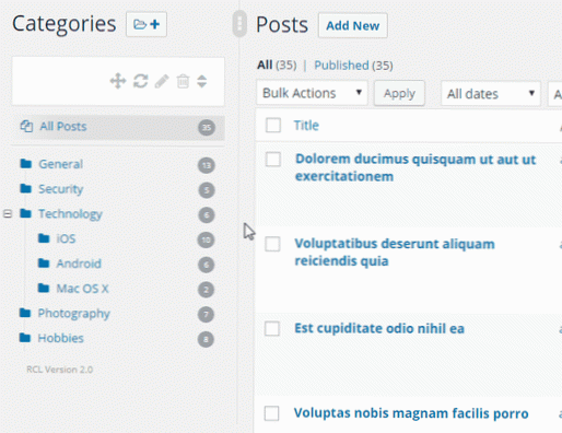 Como fazer 'show_option_all', que vem de wp_list_categoreis, para trabalhar com get_categories ou com get_terms?