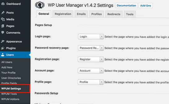 Sådan hentes den aktuelle WordPress-profilsides URL?