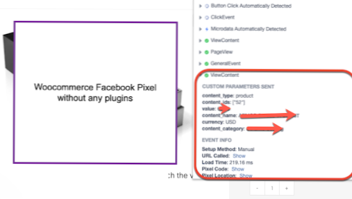 So richten Sie dynamische Kaufpixel in Woocommerce ein?